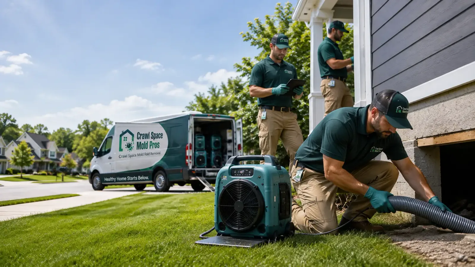 Crawl Space Mold Removal in Rayland, OH